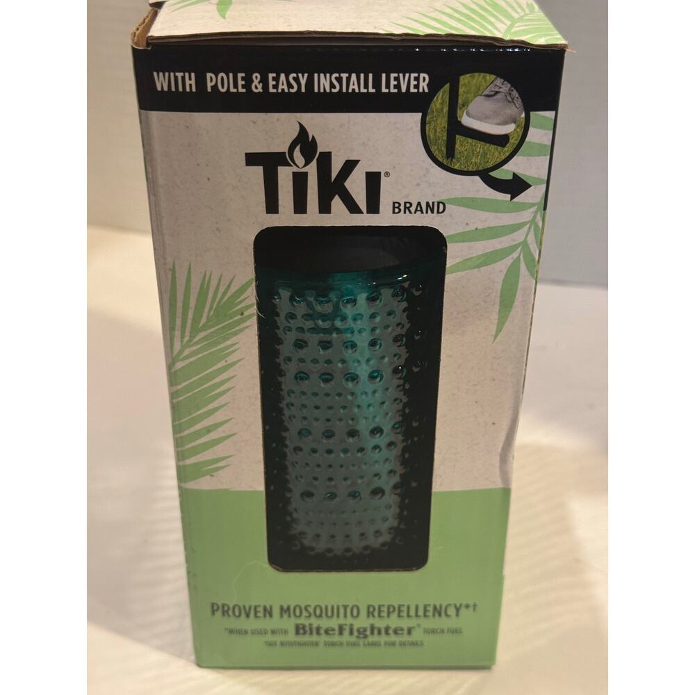 TIKI Convertible Multi-Config Portable Torch Black Outdoor NIB